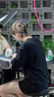 Процесс работы в студии